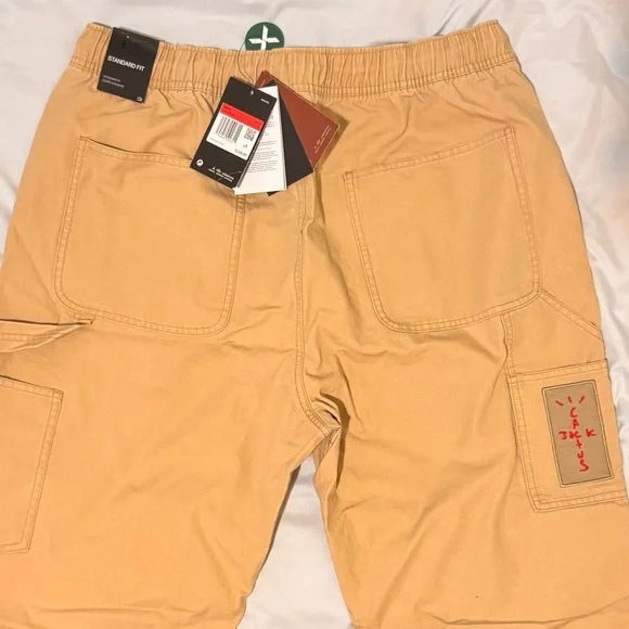 Travis Scott Cactus Jack x Jordan Canvas Pant Desert/Khaki/University Red